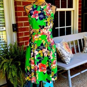 db established 1962 beautiful floral dress
